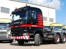 Тягач Scania отправится на строительство завода на Ямале