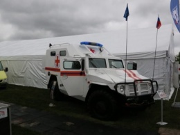 В России представлен новый военно-медицинский транспорт "Тигр Айболит"