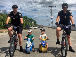 В Вышгороде появился полицейский велопатруль