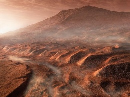 NASA опубликовало фото заснеженного Марса