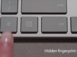 Microsoft представила клавиатуру со встроенным сканером отпечатков пальцев