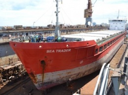 Модернизированный док судоверфи "Украина" принял первое судно (фото)