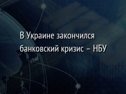 В Украине закончился банковский кризис - НБУ