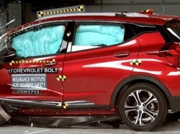 Электрокар Chevrolet Bolt получил высшую оценку в краш-тесте IIHS