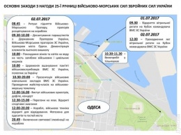 Иллюминация на кораблях, регата и забег в тельняшках: одесситов зовут на празднование 25-летия ВМС Украины