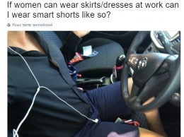 Британец надел на работу платье после запрета носить шорты