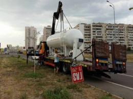 Утечка газа произошла на газовой заправке в Запорожье