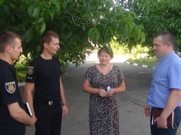 И. о. начальника Бердянского отдела полиции провел прием в селе Новотроицком
