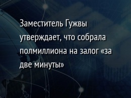 Заместитель Гужвы утверждает, что собрала полмиллиона на залог «за две минуты»