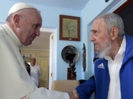 Встреча Папы Римского с коменданте Кубы
