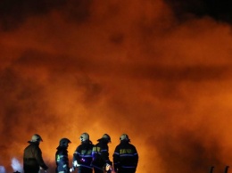 Под Бухарестом вспыхнул масштабный пожар