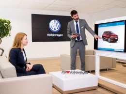 В России появились цифровые шоу-румы Volkswagen