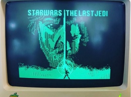 Трейлер «Звездных войн» воссоздали на винтажном компьютере Apple IIc [видео]