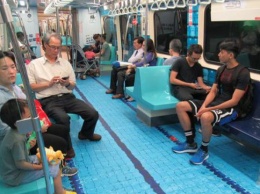 В Тайване появились "спортивные" вагоны метро (фото)