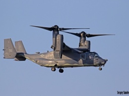 Сюрприз "Си Бриза": в Одессу прилетели два уникальных конвертоплана Osprey морской пехоты США