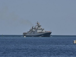 Боевые корабли ЧФ провели учебные стрельбы в Черном море