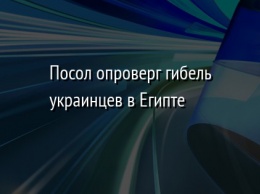 Посол опроверг гибель украинцев в Египте