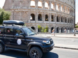 Ульяновцы совершили автопробег в Италию на автомобилях УАЗ