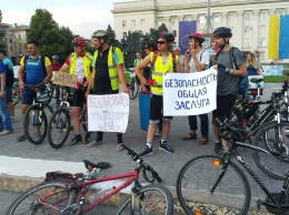 На площади Свободы в Херсоне инсценировали ДТП