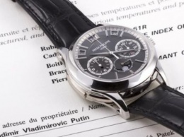 Часы Путина ушли с молотка за 1 миллион евро