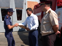 Спасатели Витовского района получили новую боевую одежду и снаряжение