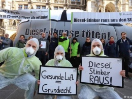 Экологи хотят через суд закрыть дорогу дизелям в немецкие города