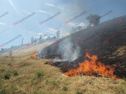 В Бердянске высокая пожароопасная ситуация