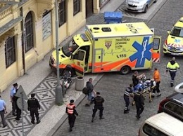 В центре Праги совершено нападение на оружейный магазин