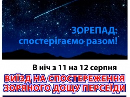 Днепровский планетарий приглашает на звездный дождь