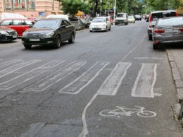 На Канатной появились самодельная велодорожка и пешеходный переход