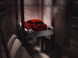 Глава Tesla показал автомобильный лифт для новой транспортной системы