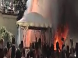 В Одессе горит кафе возле "Ибицы": четвертый пожар за лето