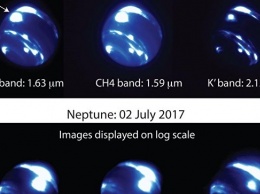 Астрономы: на Нептуне возник гигантский ураган размером с Землю