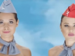 Видеохит: голые стюардессы в пилотках возмутили Сеть
