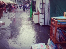 В Одессе книжный фестиваль "Зеленая волна" смыло канализационными стоками