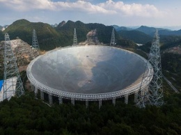 В Китае построили гигантский радиотелескоп