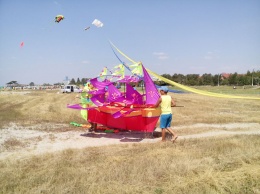 Николаевцы покорили небо над Скадовском на Международном фестивале воздушных змеев