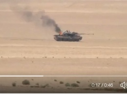 В Сирии подбит российский Т-62М (видео)