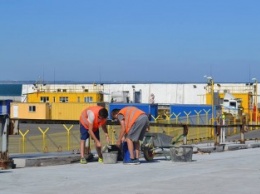 В Одесском порту возобновлены работы по реконструкции путепровода
