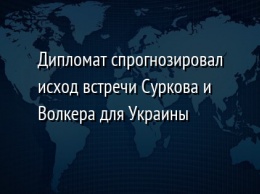 Дипломат спрогнозировал исход встречи Суркова и Волкера для Украины