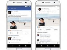 Facebook представил новый дизайн мобильного приложения