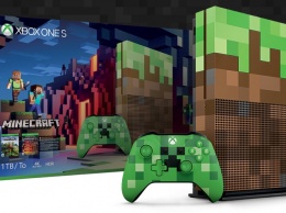 Microsoft представила Xbox One S в стиле Minecraft