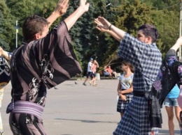 На выходных в Славянске прошел мастер-класс японских танцев