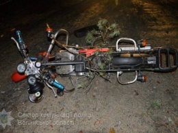 Смертельное ДТП на Волыни: байкер влетел в поваленное ураганом дерево