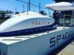 Капсула Tesla для системы Hyperloop разогналась до рекордных 355 километров в час