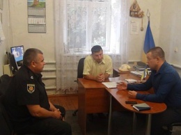Начальник Бердянского отдела полиции встретился с жителями Нововасильевки
