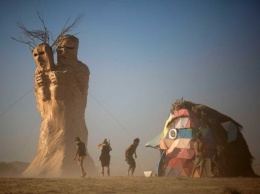 Мужчина погиб, прыгнув в костер на фестивале Burning Man