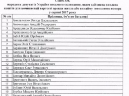 Попадаются и миллионеры. Рада назвала депутатов, снимающих жилье за госсчет