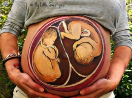 В Херсоне будут рисовать на животах беременных