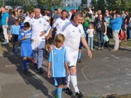 Ветераны «Динамо» на празднике в городе Украинка